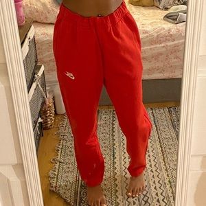 Red Nike Sweats (Mens Small)